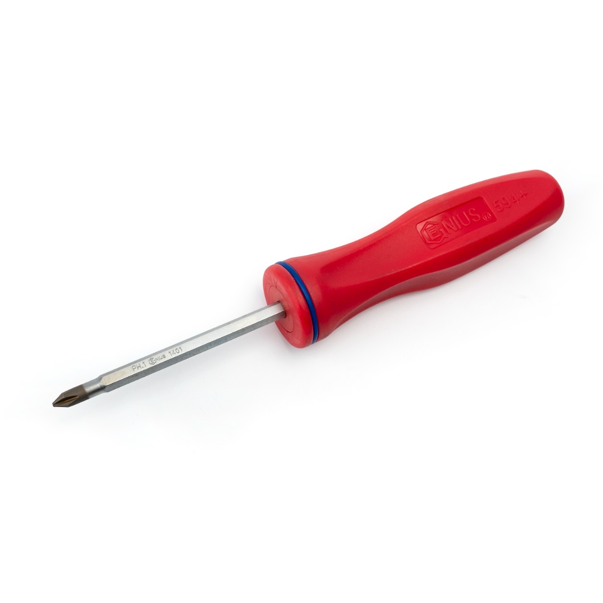 Genius Tools PH.1 Philips Screwdriver w/Plastic Handle, 185mmL