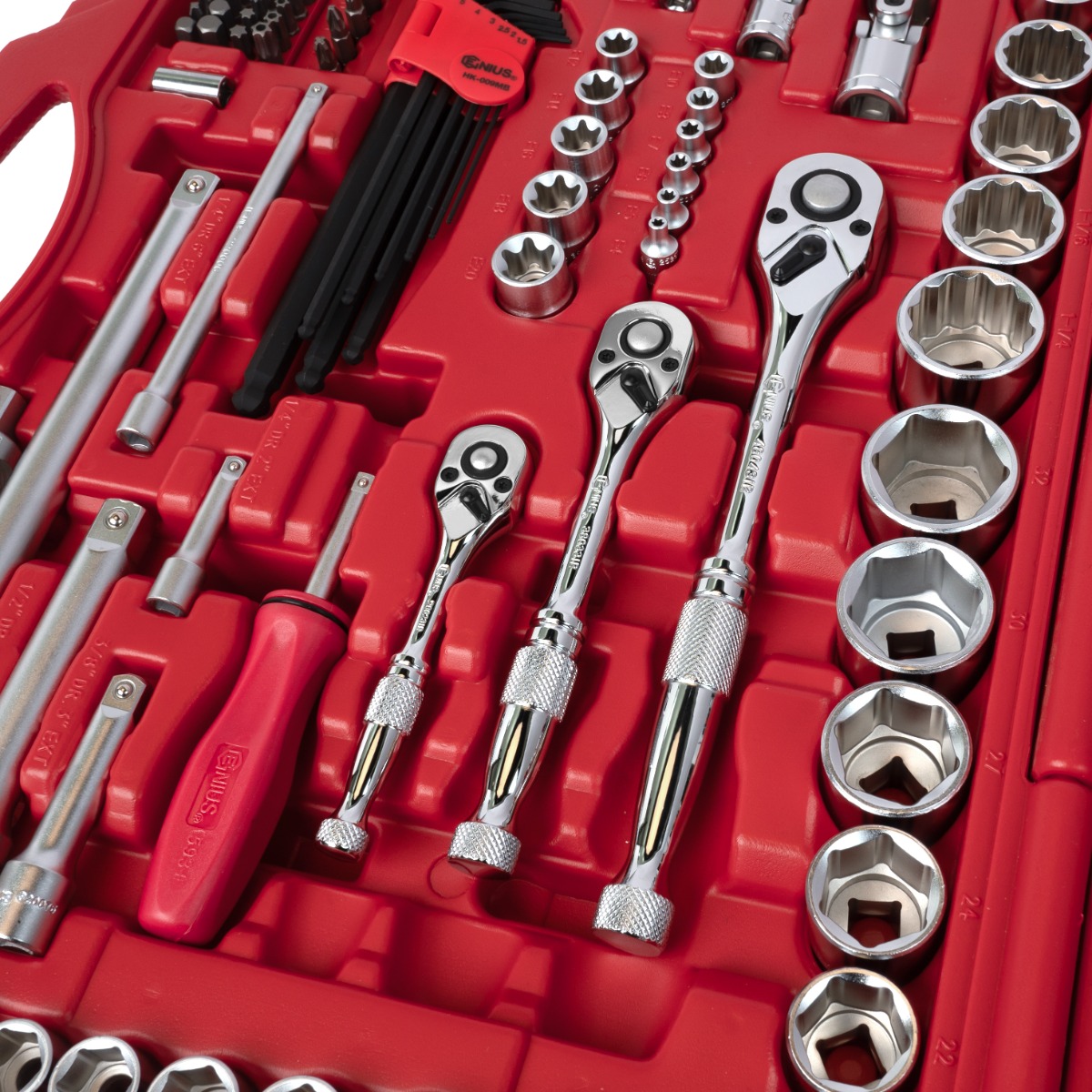 Genius Tools 161 Piece 1/4
