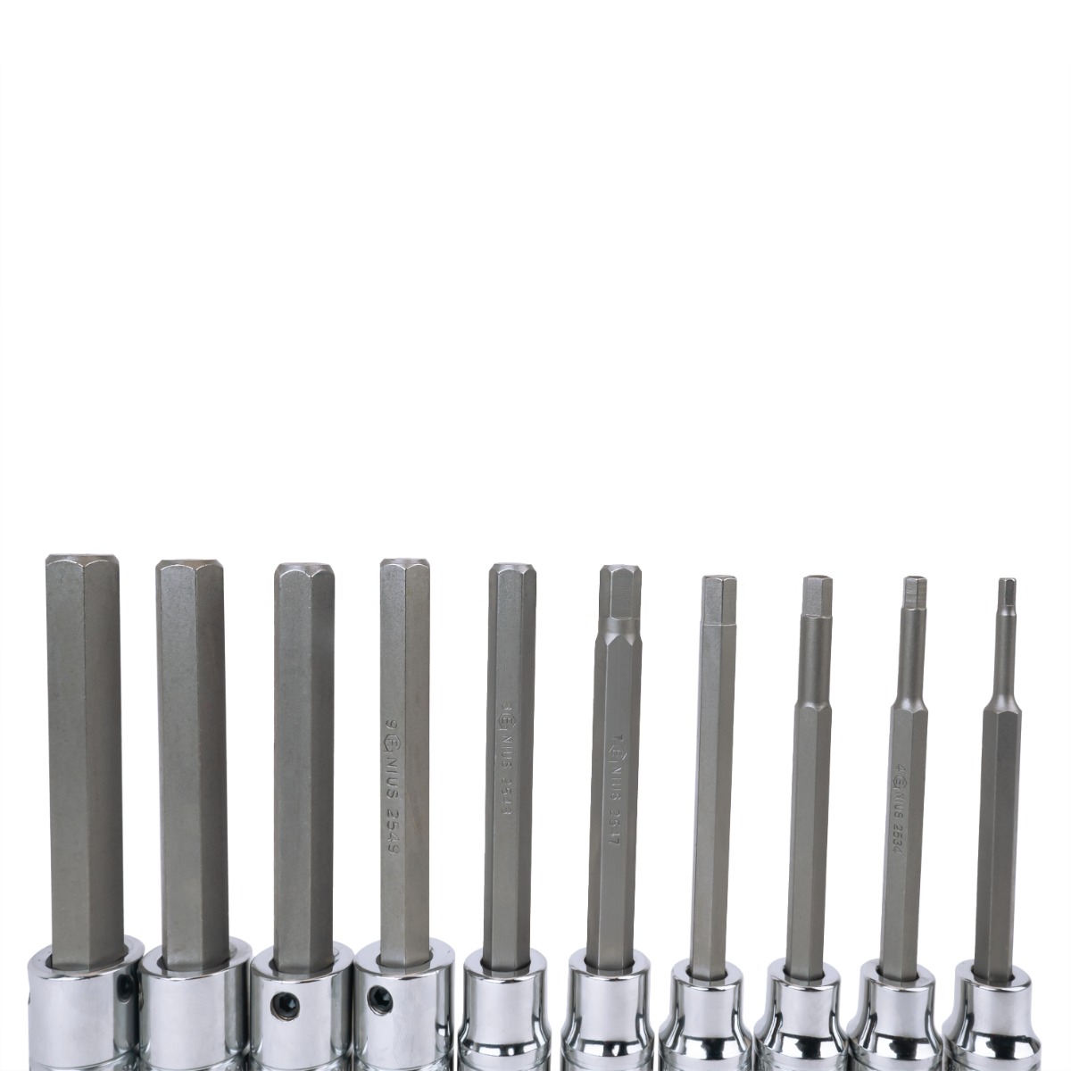 Bondhus PHBX7/S-6 ProHold Stecknüsse-Set – 7-teilig, 1/8 Bis 3/8 Zoll, Kugelende, 15,2 Cm
