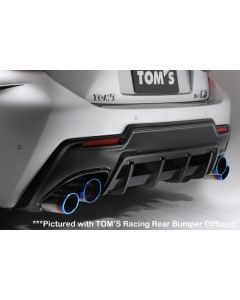 TOM'S Racing Axleback Stainless Barrel/Titanium Tips for 2015+ Lexus RC F / 2021+ IS500 - TMS-17400-TUC10
