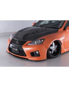 Aimgain Over fenders Front for Lexus ISF - Unpainted FRP.   Special order only