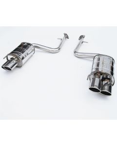 Invidia 15+ Lexus RC350/200T Stainless Steel Quad Rolled Tip Axle-Back Exhaust - HS14LRCDR4OS