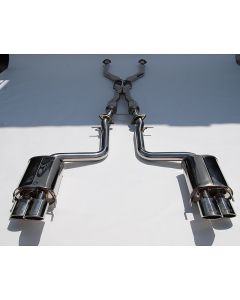 Invidia Q300 Quad Tipped Catback Exhaust System with Stainless Steel Tips for Lexus RC-F 2015+ - IHS14LRF3SH