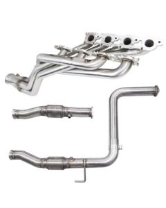 Kooks 1 7/8" x 3" Stainless Steel Long Tube Headers, Non-Emissions Headers, w/3" x OEM Stainless GREEN Catted Connection Pipes Toyota Tundra V8 | Toyota Sequoia V8 2014-2021- KOOK-4311H430
