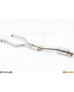 GTHaus Meisterschaft Section 1 Pipe (IS-F only) Stainless Steel Midpipe for Lexus IS-F V8 Sedan 2008-2014 - LE0103001