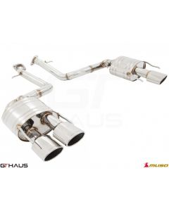 GTHaus Meisterschaft GTS (Non-Valved) Stainless Steel Axleback Oval Tips for Lexus RC-F 2015-2022 - LE0521518