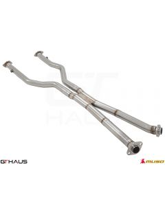 GTHaus Meisterschaft Cat-Back LSR Pipe (Front + Mid Section) Stainless Steel Midpipe for Lexus RC-F 2015-2022 - LE0523001