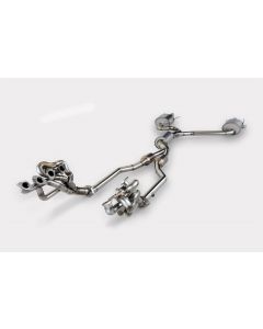 NOVEL Racing Japan Full Headerback Exhaust System for Lexus RC F (Exhaust Manifold / Center Pipe / Valved Rear Twin Muffler)